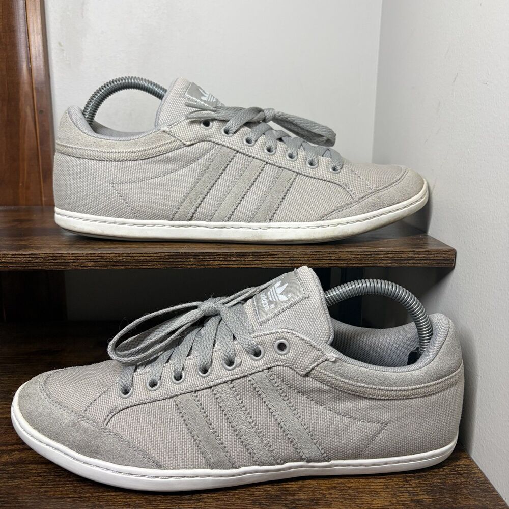 Adidas Originals Plimcana Low V22689 Gray Canvas Sneakers Mens 8.5